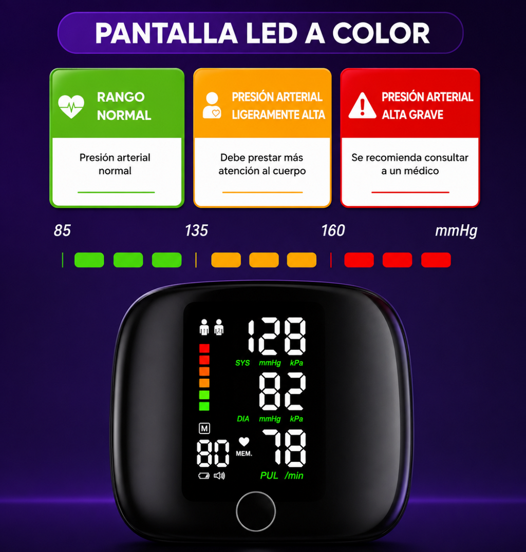 VitaPulse™ - Tensiómetro Automático de Muñeca + Oxímetro GRATIS