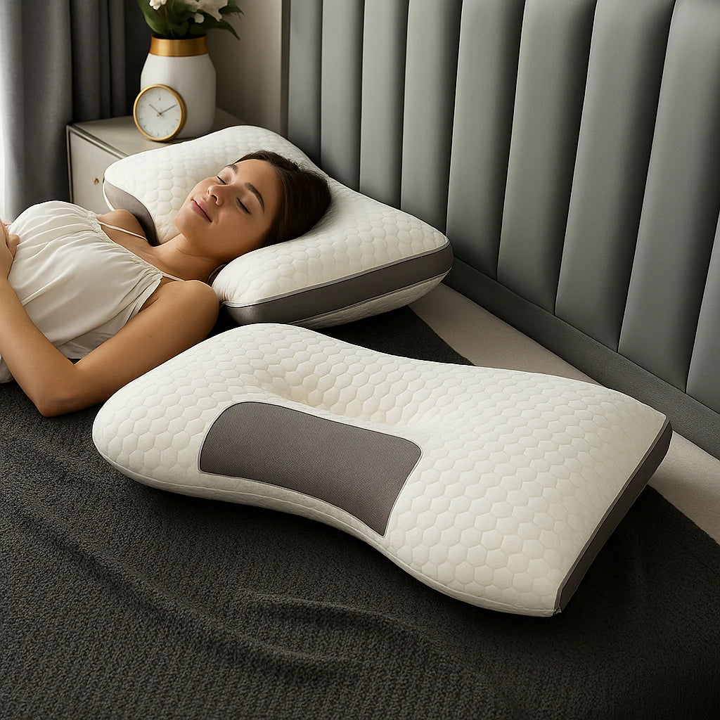 PAGA 1 y LLÉVATE 4 - Almohada CerviLux™ - Redescubre el placer de despertar sin dolores