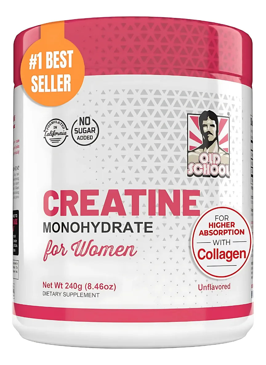 Creatina Monohidratada con Colágeno + BCAA para Mujeres